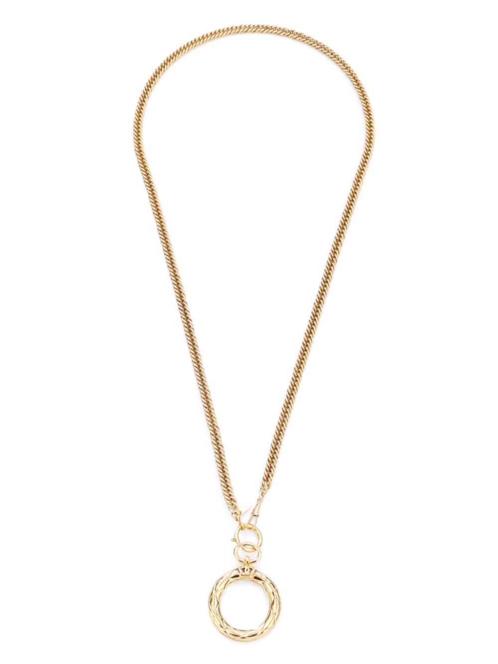 Chanel magnifying online glass necklace