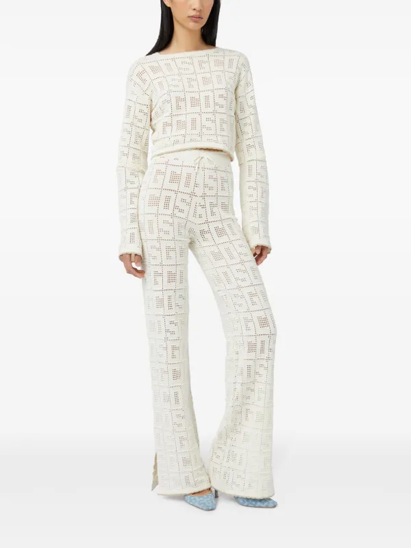 Tシャツ・カットソー Gcds Monogram Macrame Top Monogram Macramé Top | Emporium