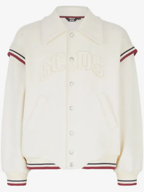 GCDS veste bomber à logo brodé