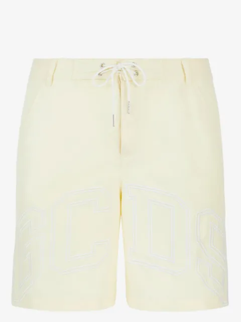 GCDS logo-print swim shorts