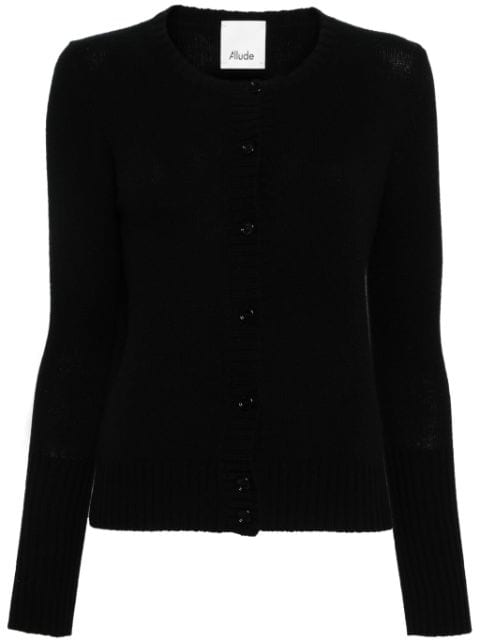 Allude knitted cashmere cardigan