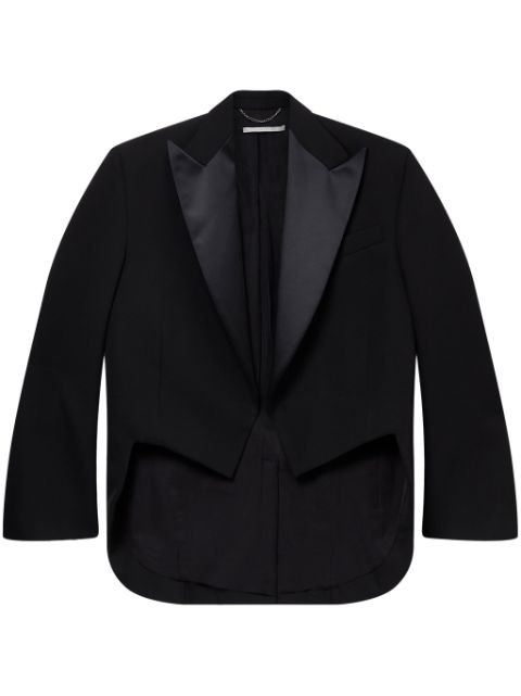 Stella McCartney cropped wool tuxedo blazer Women