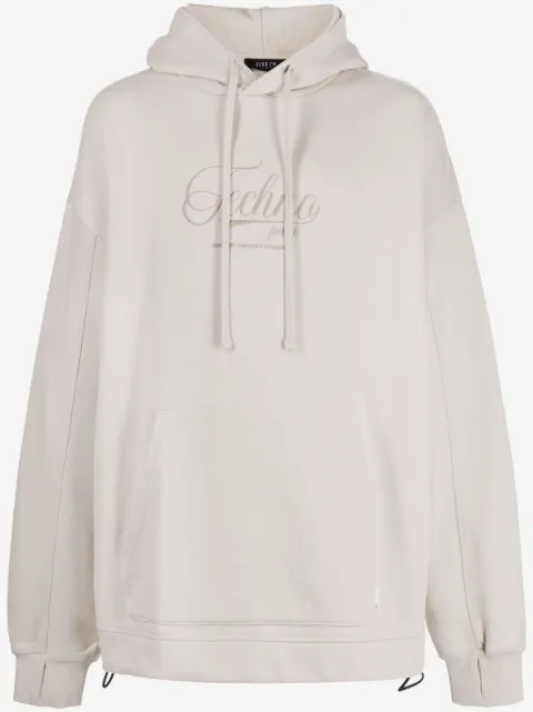 FIVE CM hoodie bordada Terry 