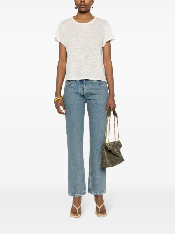 【関税&送料込み】Tom Ford Slub Cotton Jersey Crewneck T-S TOM FORD Slub Jersey T-shirt | Neutrals | FARFETCH