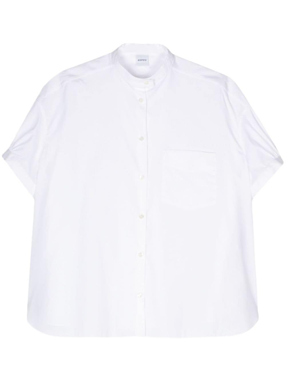 Aspesi Pleat-detail Shirt In White