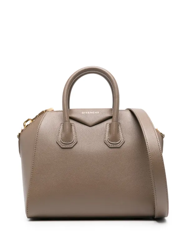 Givenchy Small Antigona Leather Bag Brown FARFETCH SG