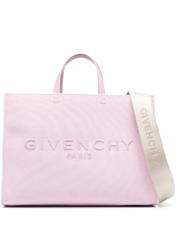 Givenchy Medium G Tote Canvas Bag Pink FARFETCH CA