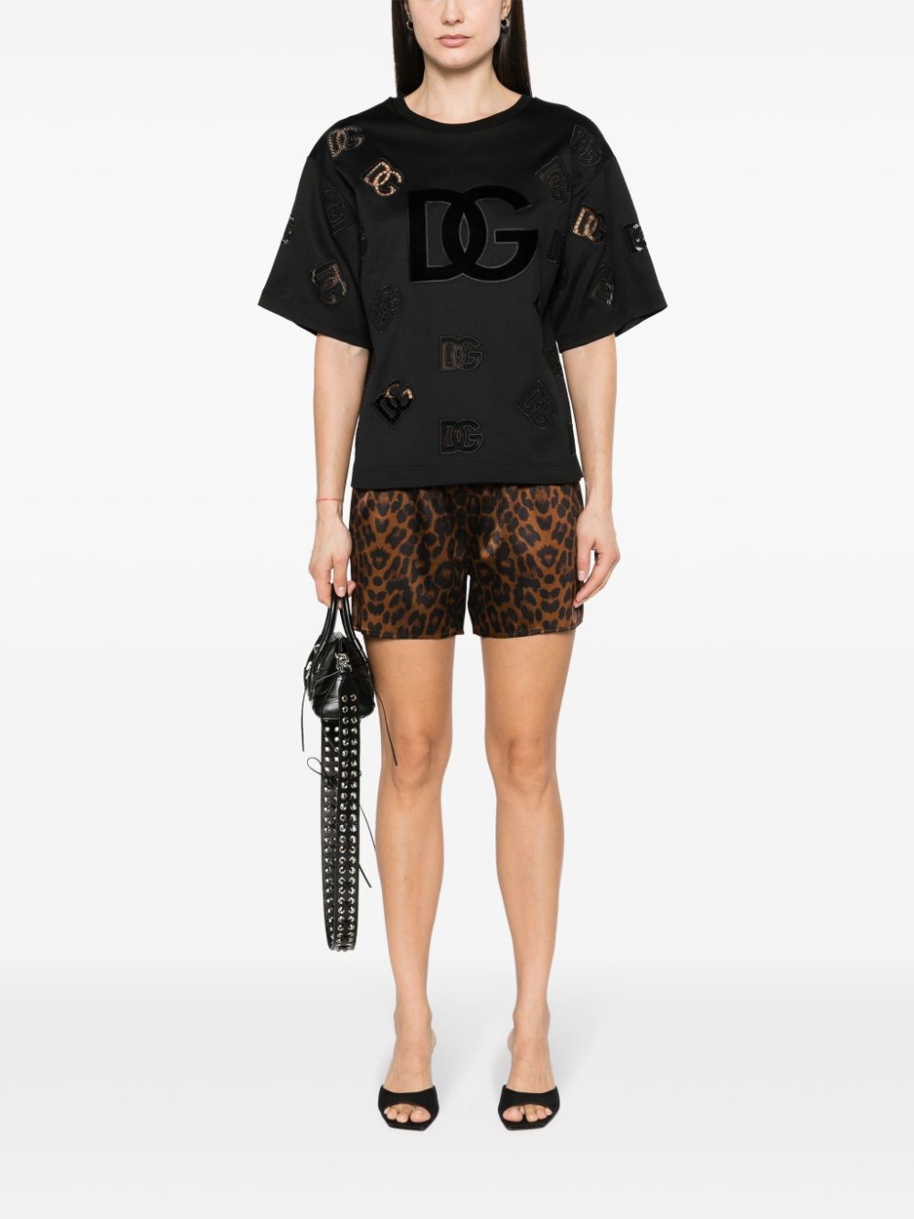 Dolce & Gabbana T-shirt met logo Zwart