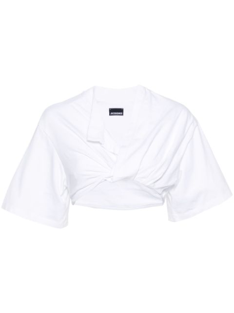 Jacquemus Le Bahia Court cotton T-shirt