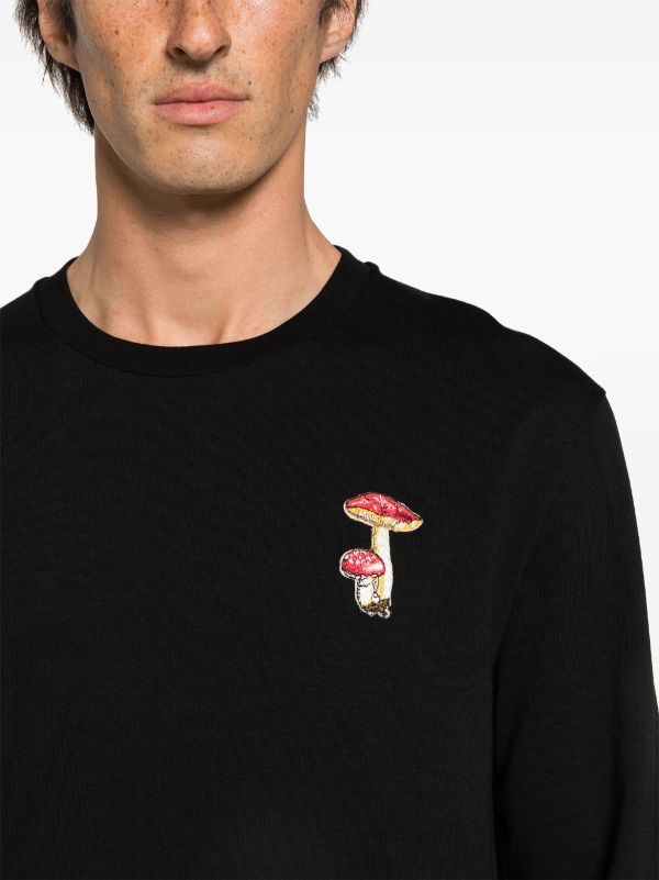 Mushroom embroidered online sweatshirt