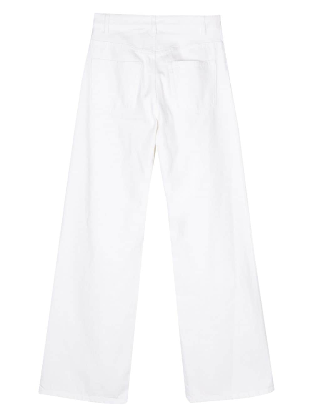 Shop Apc Elizabeth Straight-leg Jeans In White