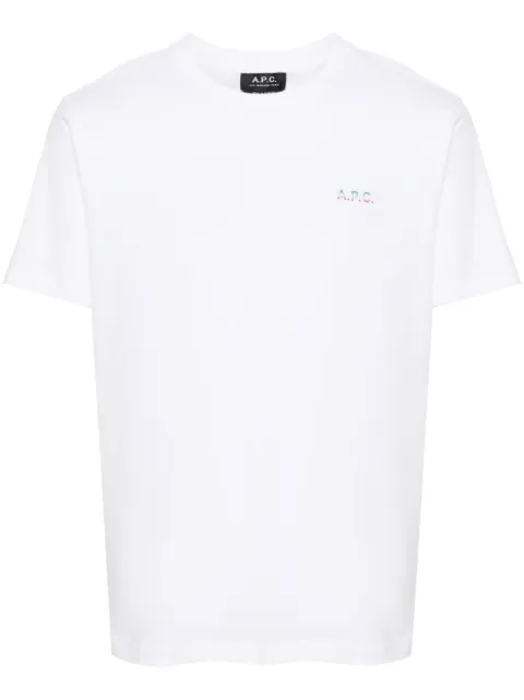 A.P.C. t-shirt à logo imprimé