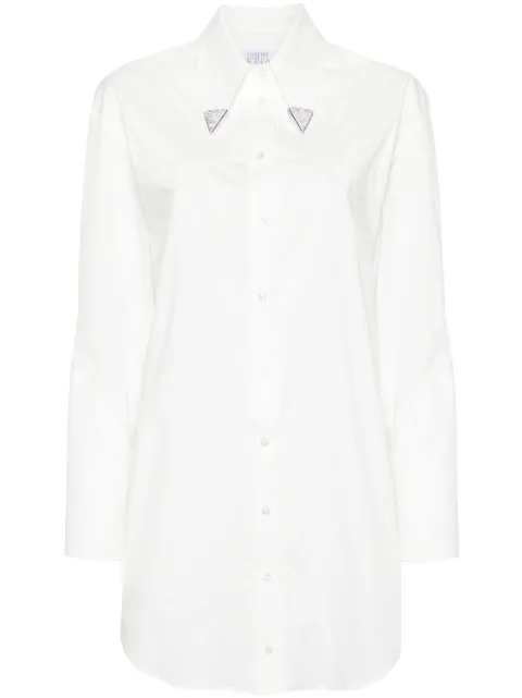 Giuseppe Di Morabito metal-tips mini shirtdress