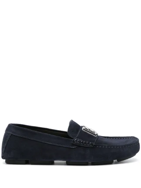 Dolce & Gabbana logo-lettering loafers