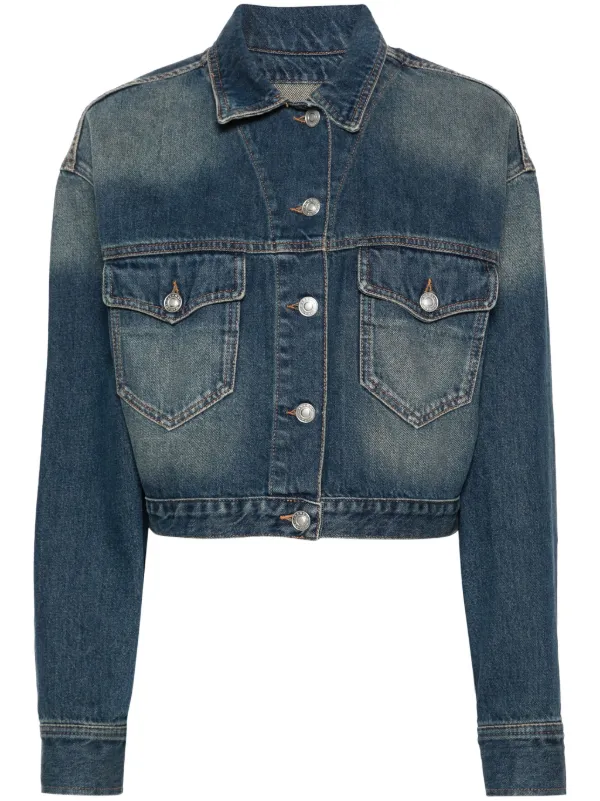 【送料&関税込】Isabel Marant Tadia Denim Jacket Isabel Marant Tadia Denim Jacket in Ice Blue | FWRD