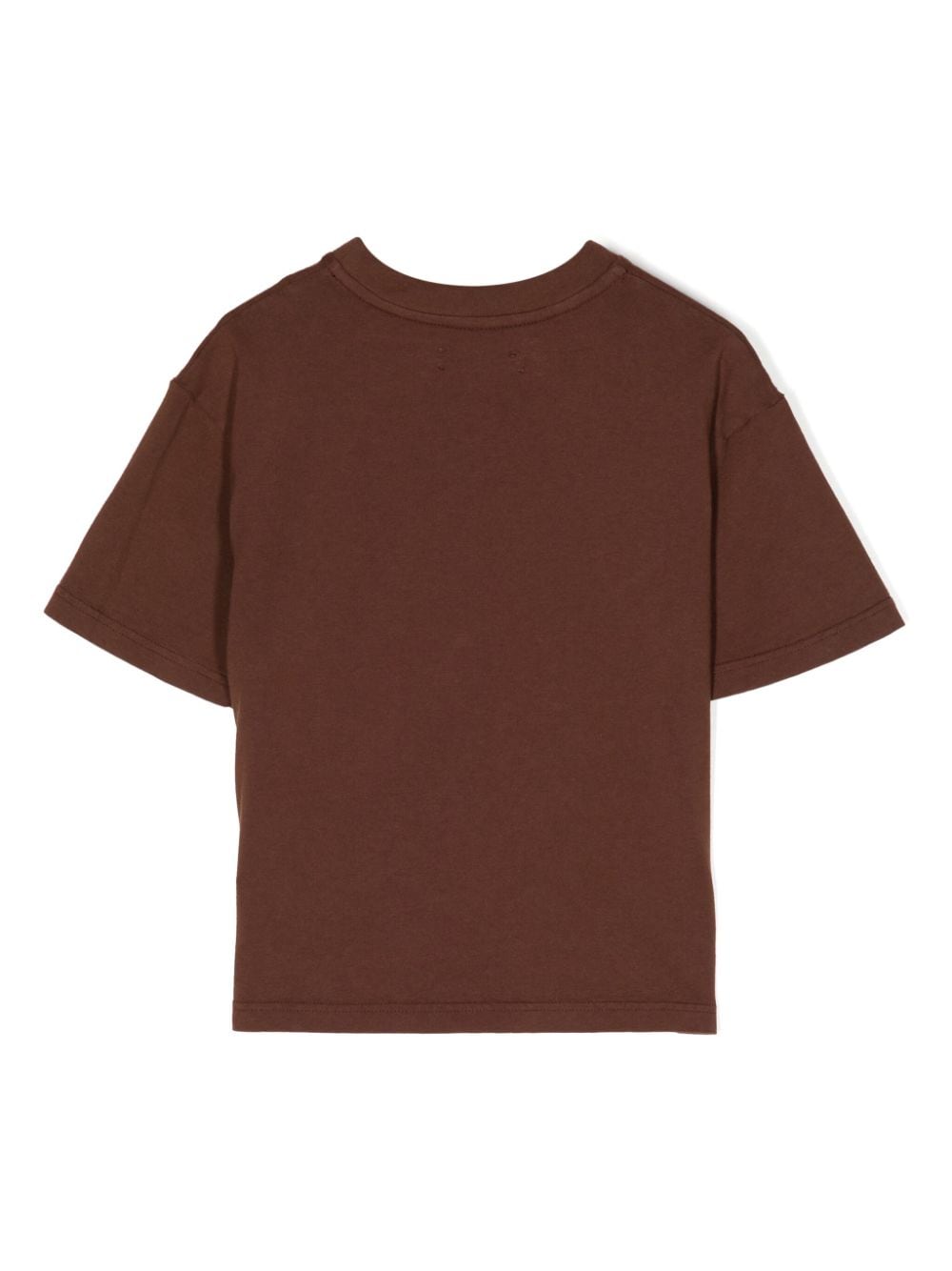 JACQUEMUS L'ENFANT Katoenen T-shirt met zakdetail - Bruin