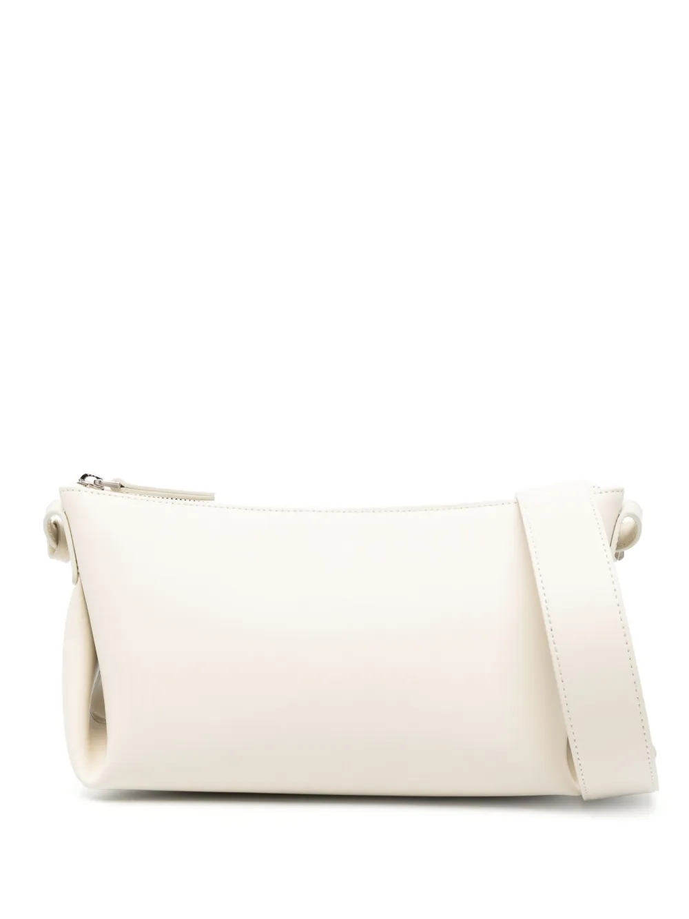 Osoi Bean Twee leren schoudertas Beige