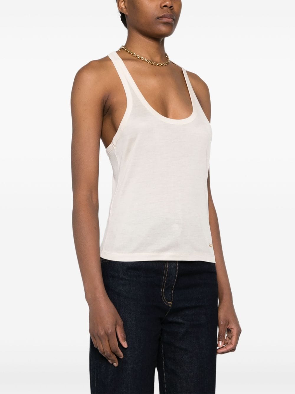 Shop Tom Ford Silk Tank Top In Pink