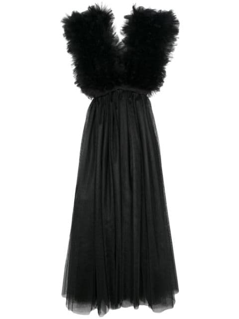 Alchemy x Lia Aram tulle maxi dress