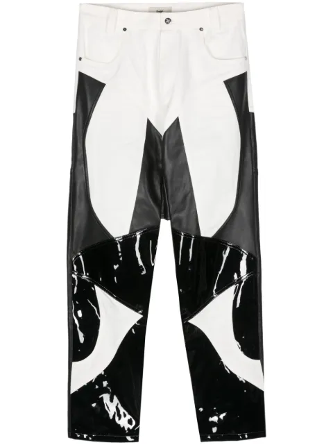 GmbH pantalones ajustados con diseño color block