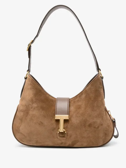 TOM FORD medium Monarch suede shoulder bag