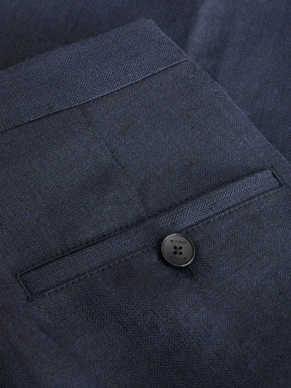 pressed-crease linen bermuda shorts