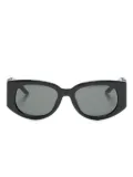 Casablanca Memphis rectangle-frame sunglasses - Black