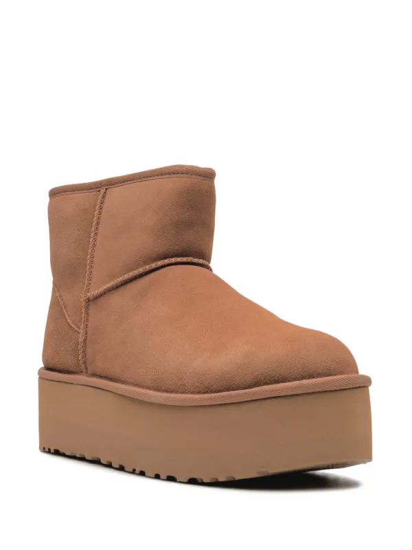 靴 UGG Classic Mini Platform 25cm Chestnut UGG Classic Mini Platform 