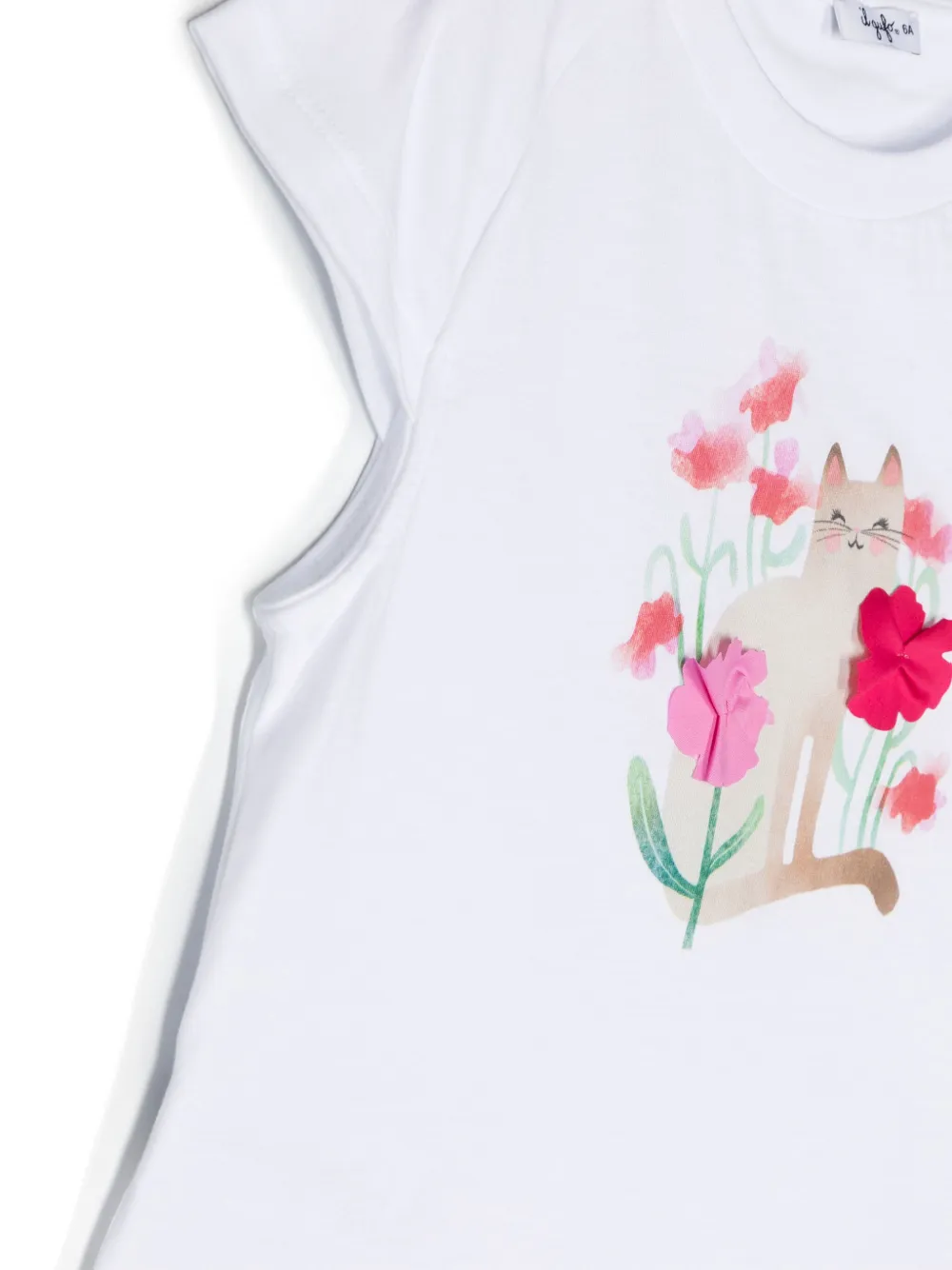 Il Gufo T-shirt met print Wit