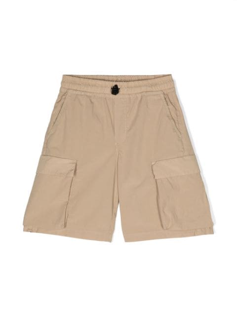 poplin cargo shorts