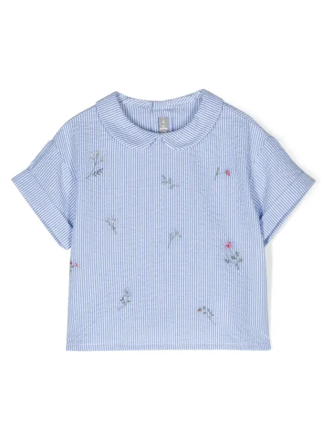 Il Gufo blusa con bordado floral