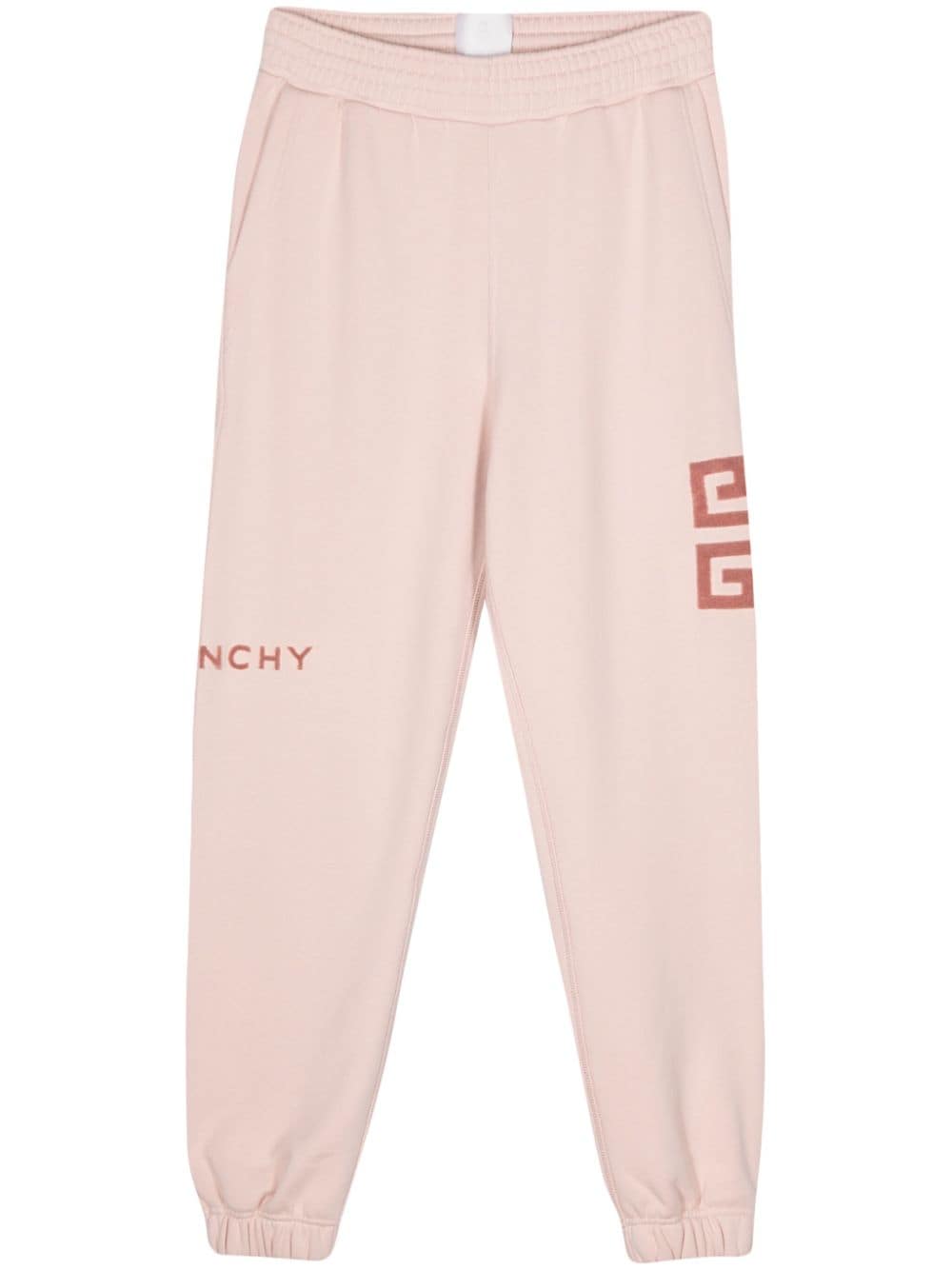 Givenchy 4g-motif Track Pants In Pink