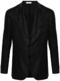 Boglioli single-breasted linen blazer - Blue