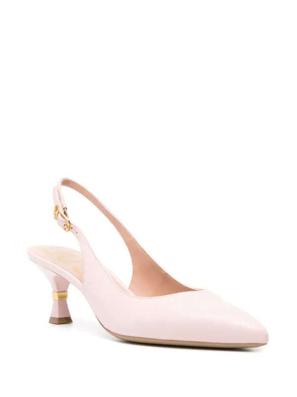 Light pink slingback heels on sale