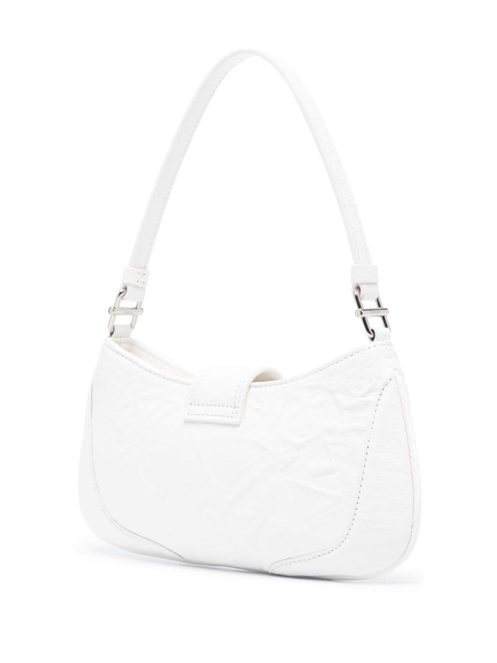 Shop Osoi Small Brocle Leather Bag In White