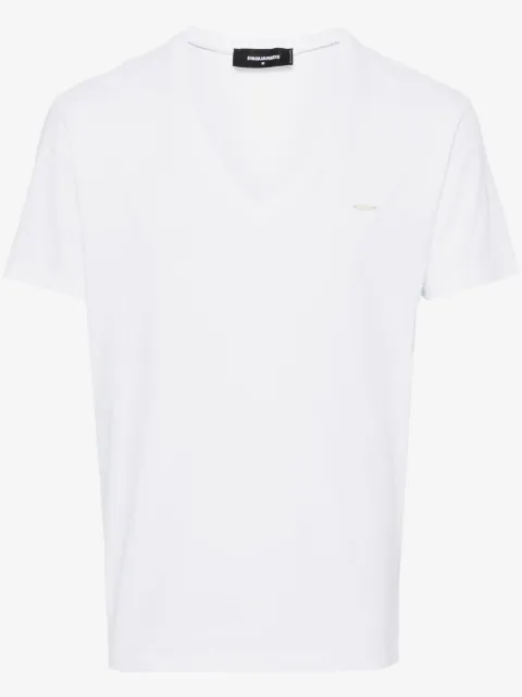 DSQUARED2 T-Shirt mit V-Ausschnitt