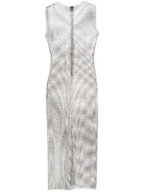 Philosophy Di Lorenzo Serafini rhinestone-embellished mesh maxi dress