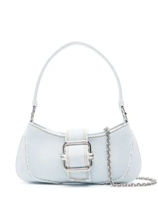 Osoi Small Brocle Denim Shoulder Bag | Blue | FARFETCH CA