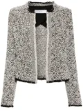 IRO Hazela cropped tweed jacket - Black