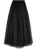 Alchemy x Lia Aram tulle maxi skirt - Black