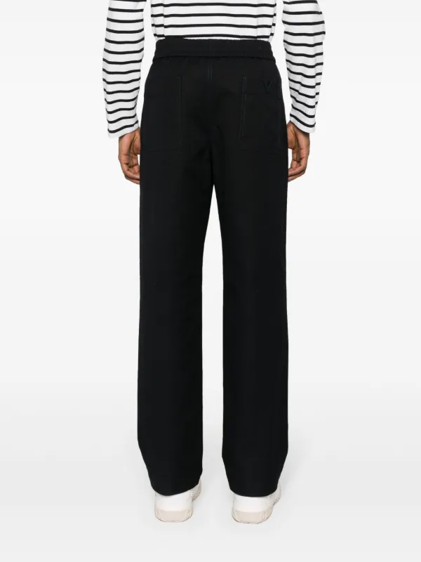 Valentino Garavani raised-seam straight-leg Trousers | Blue