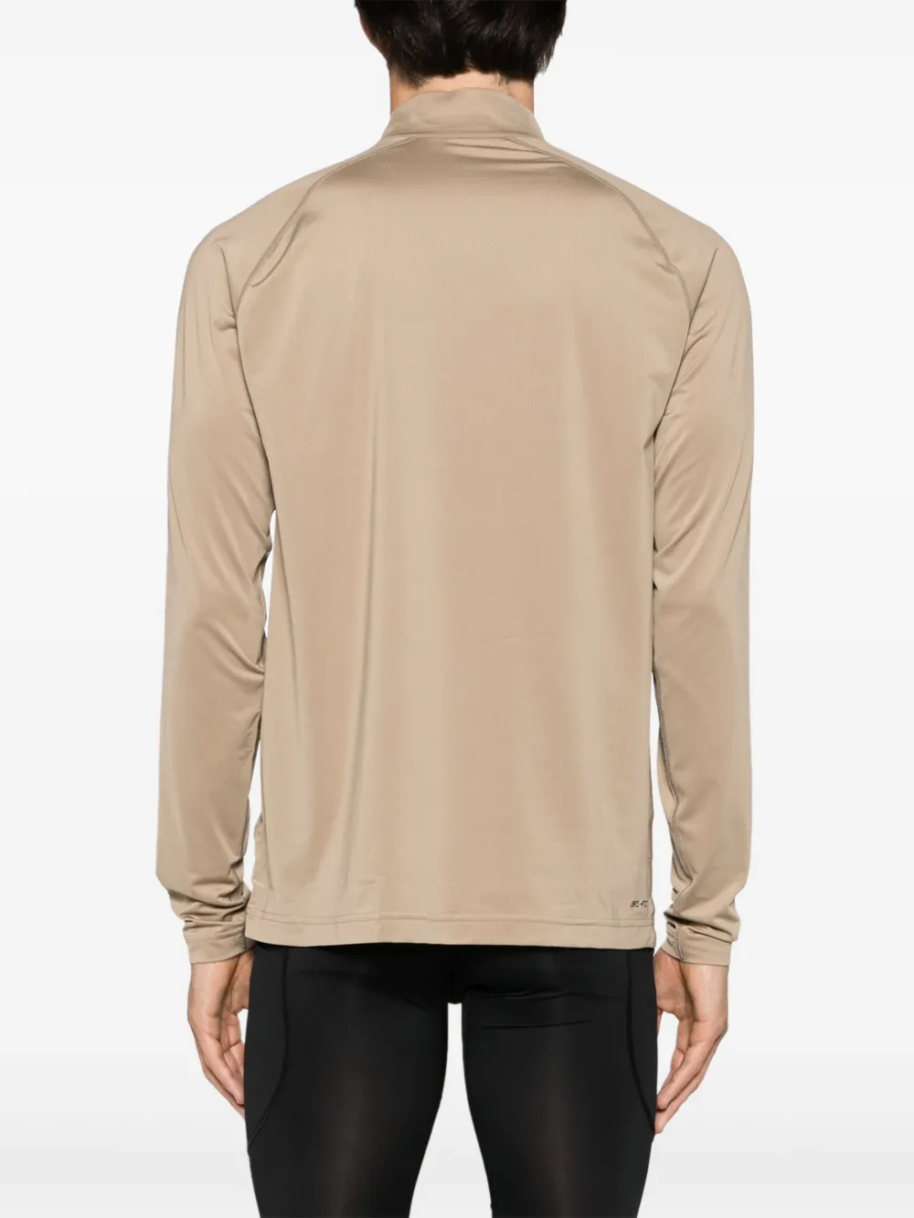 Nike T-shirt met logoprint Beige