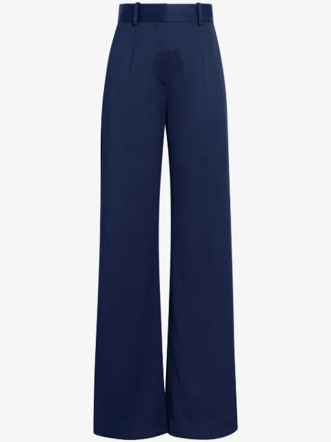 Another Tomorrow wide-leg tailored trousers