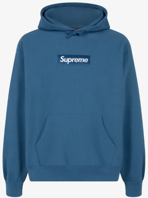 Supreme box logo cotton hoodie