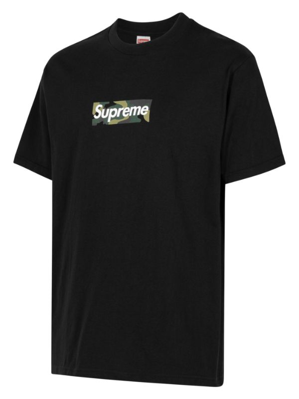 Supreme Box Logo Cotton T shirt Black FARFETCH UK