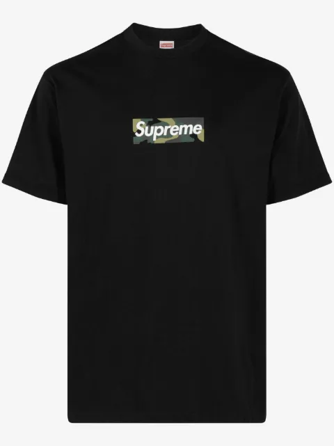 Supreme Camiseta de algodão com logo