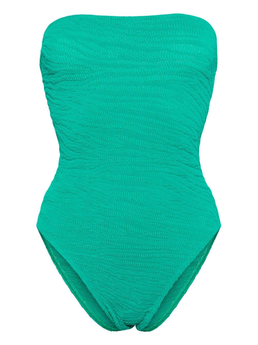 Bondeye Fane Crinkled Swimsuit In Green