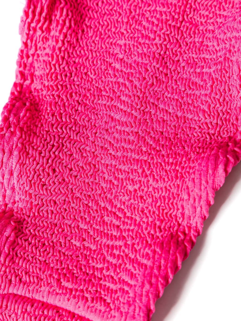 Shop Bondeye Splice Seersucker Bikini Bottoms In Pink