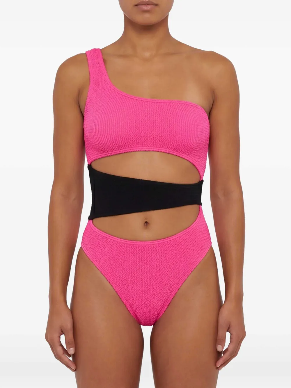Bond-eye Gesmockt badpak Roze