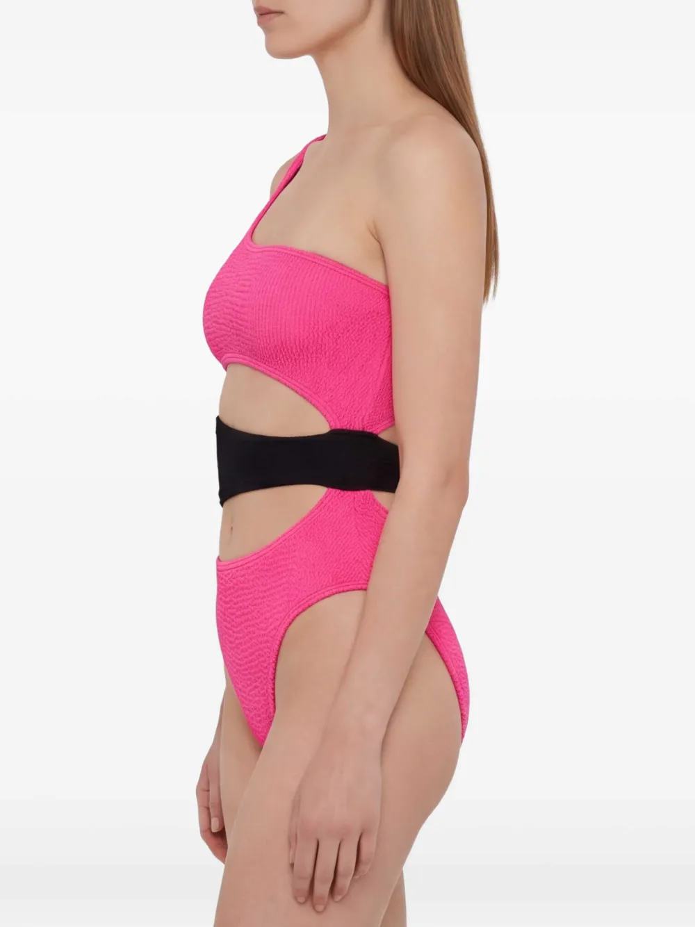 Bond-eye Gesmockt badpak Roze